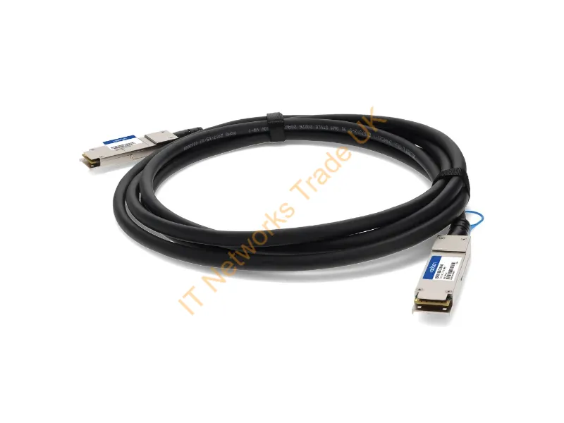 QSFP28-100G-CU1M-AO - Addon Networks Qsfp28-100G-Cu1M-Ao Infiniband/Fibre Optic Cable 39.4" (1 M) Dac Black