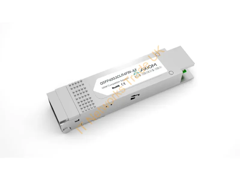 QSFP40G3CLR4FIN-AX - Axiom Qsfp40G3Clr4Fin-Ax Network Transceiver Module Fiber Optic 40000 Mbit/S Qsfp+ 1310 Nm