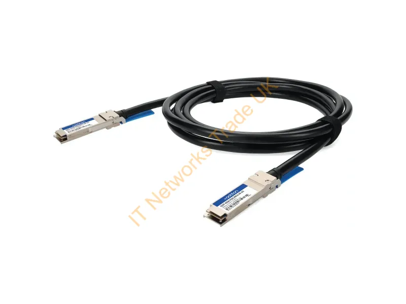QSFP40GBPDAC4MLZARAO - Addon Networks Qsfp-40Gb-Pdac4Mlz-Ar-Ao Infiniband/Fibre Optic Cable 157.5" (4 M) Qsfp+ Black