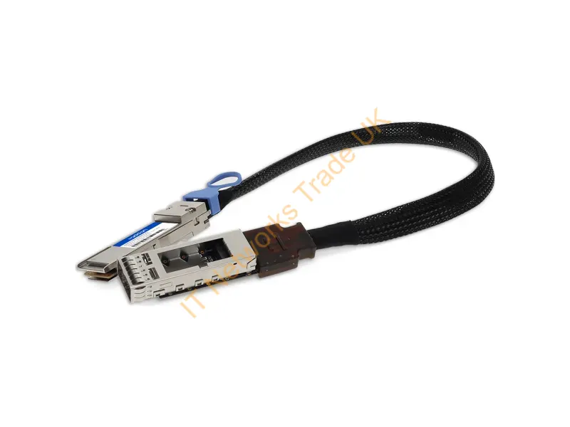 QSFP56200GEXT22CMAO - Addon Networks Qsfp56-200G-Ext22Cm-Ao Infiniband/Fibre Optic Cable 14.2" (0.36 M) Black