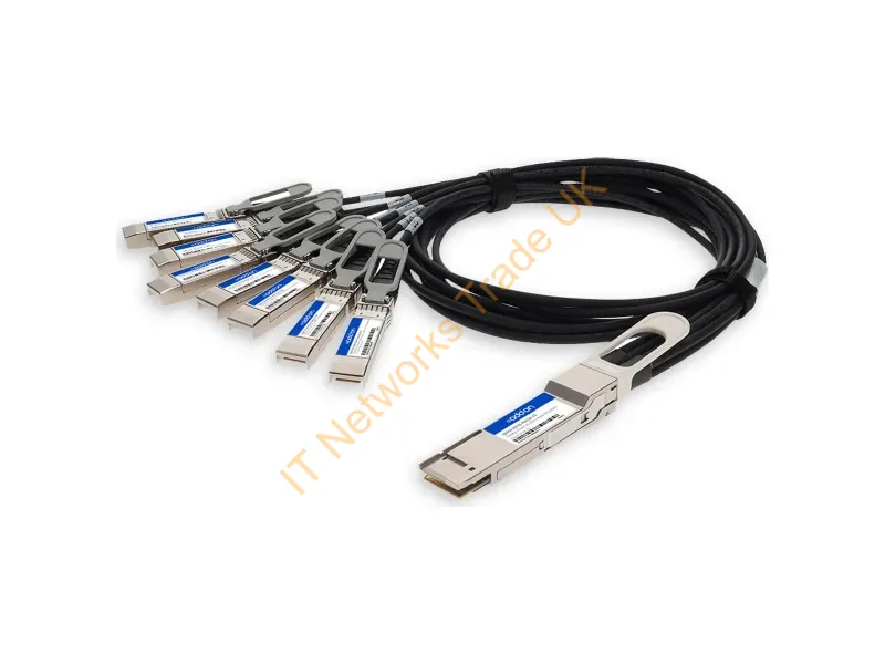 QSFPDD-8SFP56-PDAC2M-AO - Addon Networks Qsfpdd-8Sfp56-Pdac2M-Ao Infiniband/Fibre Optic Cable 78.7" (2 M) Qsfp-Dd 8Xsfp56 Black, Gray