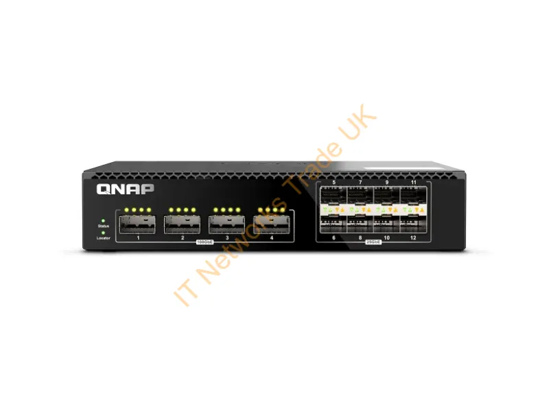 QSW-M7308R-4X-US - Qnap Qnap Swt Qsw-M7308R-4X-Us 12Port Half-Rackmount Switch Layer 2 Managed Switch