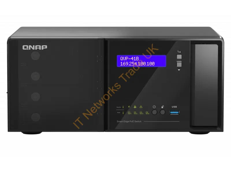 QVP-41B-8G-P-US - Qnap Qvp-41B Black