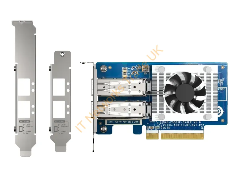 QXG-25G2SF-CX6 - Qnap Qxg-25G2Sf-Cx6 Network Card Internal Fiber 25000 Mbit/S