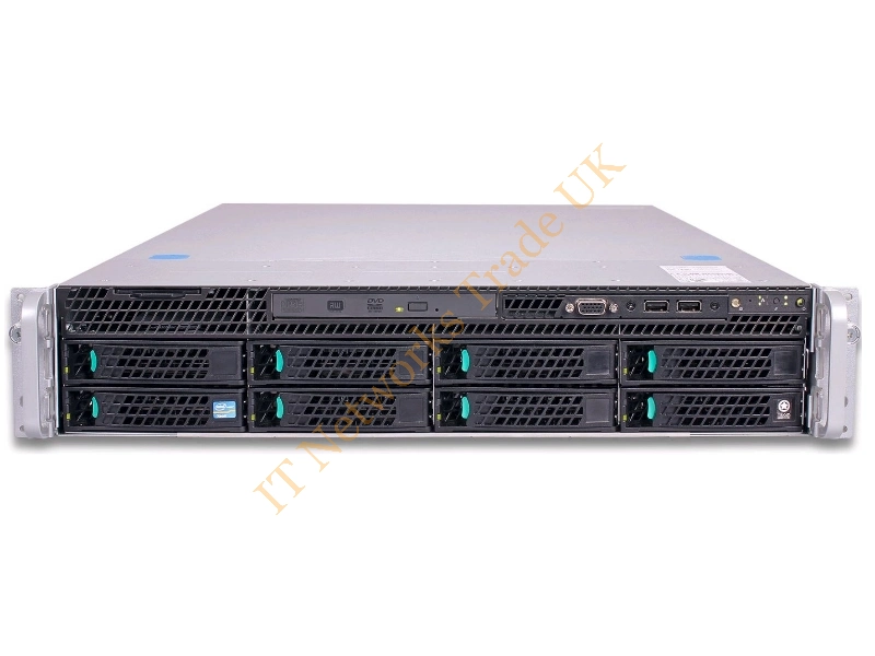 R2308WTTYSR Intel -C612 Chipset 1100-Watts Power Supply 2U Rack-Mountable Server System Supports upto 2 x Xeon E5-2600V4 1.54TB DDR4 RAM
