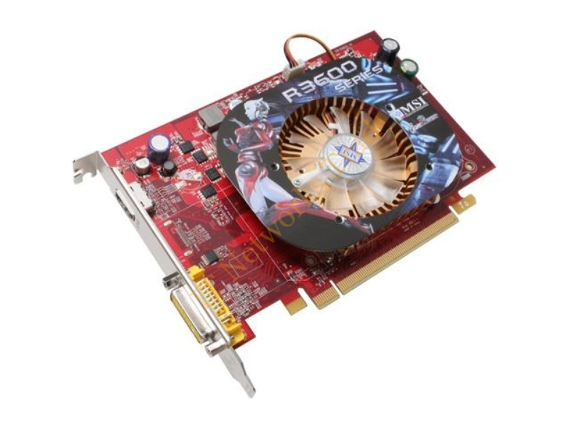 R3650MD512OC MSI Radeon HD3650 512MB DVI/ HDMI/ Hdcp PCI Express Video Graphics Card