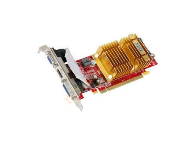 R4350-D256H MSI Radeon HD 4350 256MB GDDR2 64-Bit PCI Express 2.0 x16 HDCP Ready Video Graphics Card