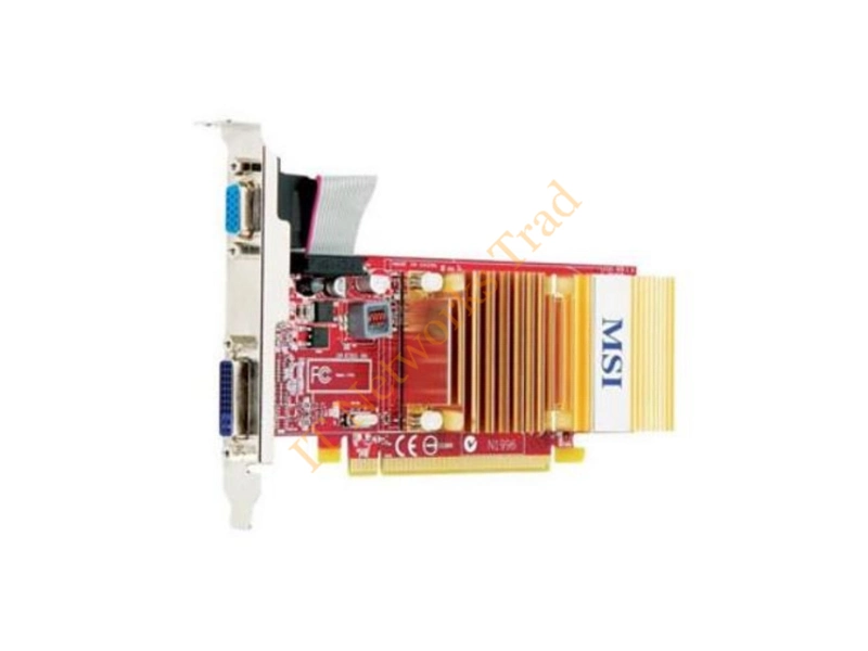 R4350-D512H MSI Radeon HD4350 512MB DDR2 DVI PCI Express Video Graphics Card