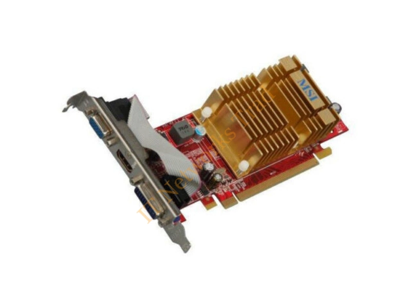 R4350-MD512H MSI ATI Radeon HD 4350 512MB DDR2 64-Bit DVI/HDMI PCI Express 2.0 x16 Video Graphics Card