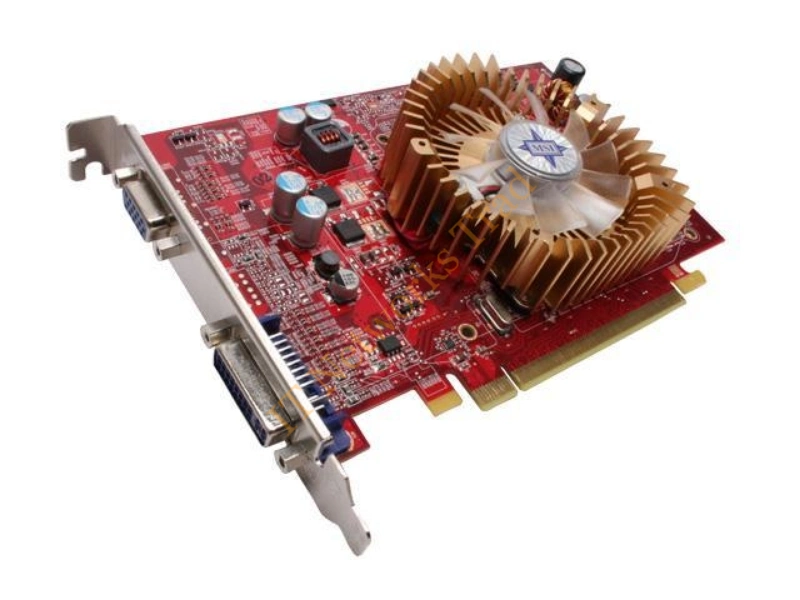 R4650-D512 MSI Radeon HD4650 512MB DDR2 DVI PCI Express Video Graphics Card