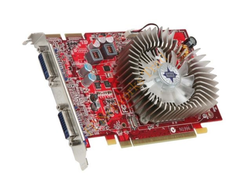 R4670-2D512D3 MSI Radeon HD 4670 512MB 128-Bit GDDR3 PCI Express Video Graphics Card