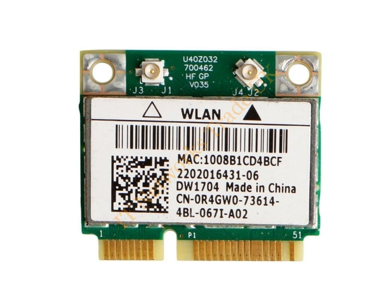 R4GW0 Dell Wirelss Wifi LAN Card Broadcom Mini PCI-Express 802.11b/g/n Bluetooth Inspiron 17R (7720)
