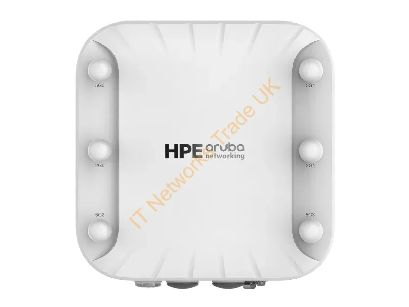 R4H04A - Hpe Aruba Networking Ap-518 (Egf1) Dual Radio 4X4/2X2 Wi-Fi 6 6Xrpsma Connectors Hardened TAA Ap