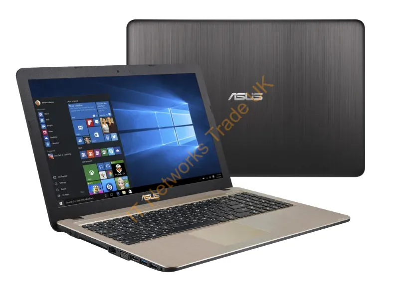 R540NA-RS02 - Asus R540Na-Rs02 Laptop 15.6" Hd Intel Celeron N3350 4 Gb 500 Gb Hdd Wi-Fi 5 (802.11Ac) Windows 10 Black, Chocolate