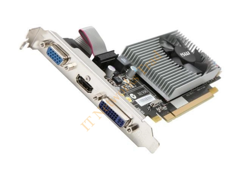 R5450-MD1G MSI Radeon 5450 1GB DDR3 PCI Express 2.1 x16 HDMI/ DVI/ VGA Video Graphics Card