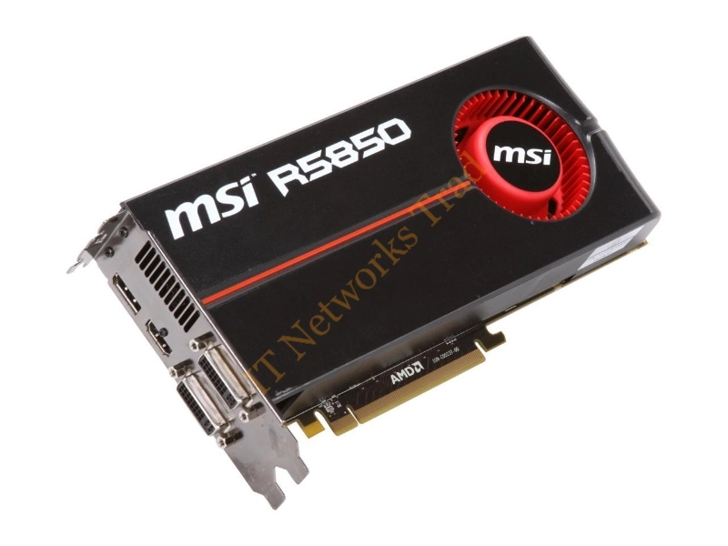 R5850-PM2D1G MSI Radeon HD 5850 1GB DDR5 256-Bit PCI Express Video Graphics Card