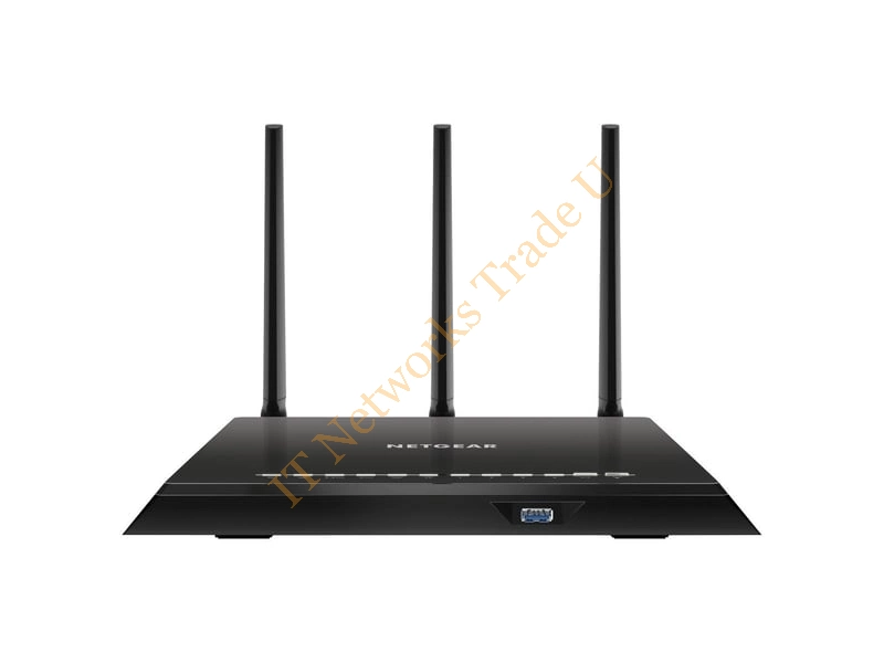 R6800-100UKS - Netgear R6800 Dual-band (2.4 GHz / 5 GHz) Gigabit Ethernet Black network wireless router