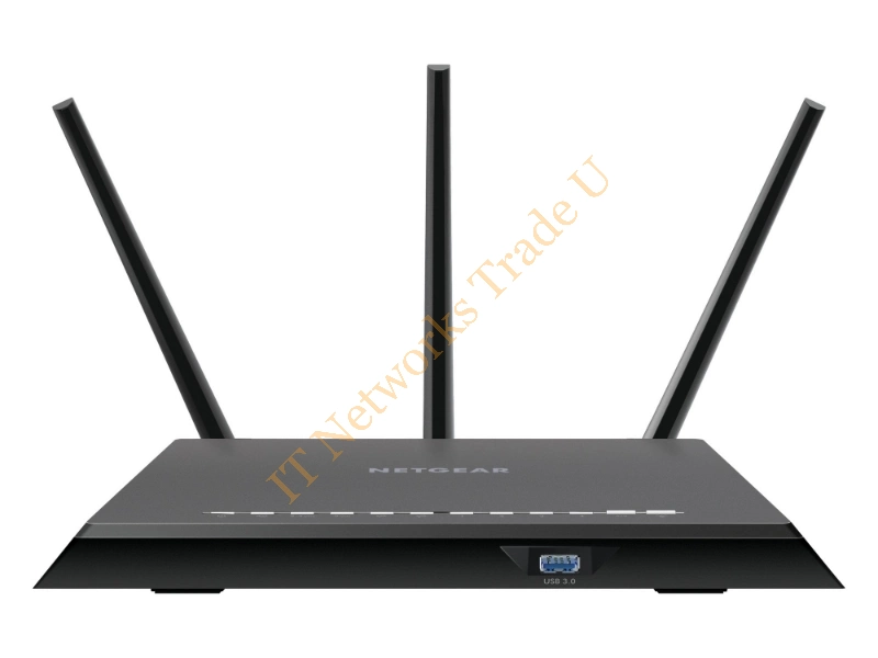 R7000-100PES - Netgear R7000 Dual-band (2.4 GHz / 5 GHz) Gigabit Ethernet Black network wireless router