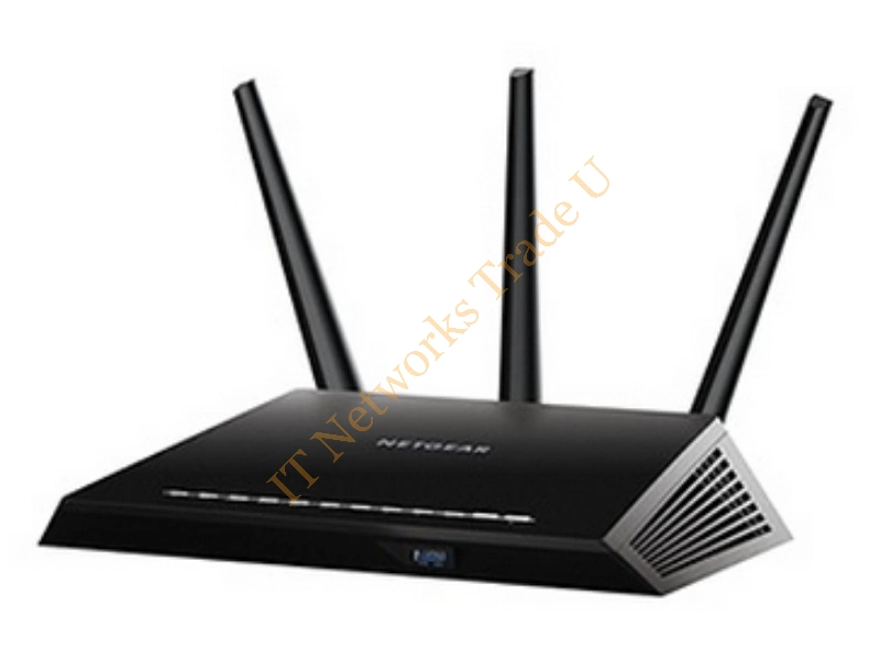 R7000-100UKS - Netgear R7000 Dual-band (2.4 GHz / 5 GHz) Gigabit Ethernet Black network wireless router
