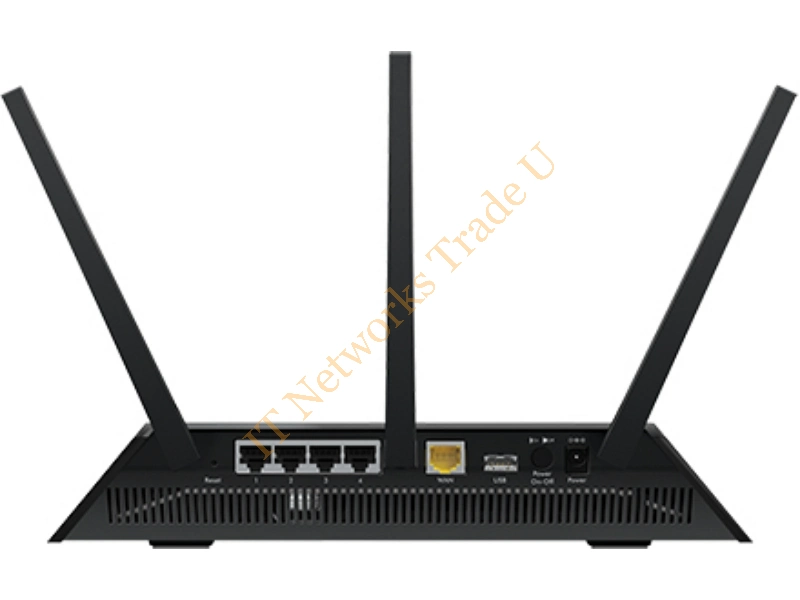R7000P-100PES - Netgear R7000P Dual-band (2.4 GHz / 5 GHz) Gigabit Ethernet Black network wireless router