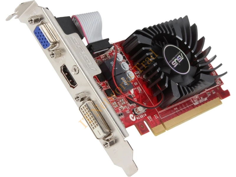 R7240-2GD5-L ASUS Radeon R7 240 2GB GDDR5 128-Bit HDMI / HDCP / D-Sub / DVI-D PCI Express 3.0 Video Graphics Card