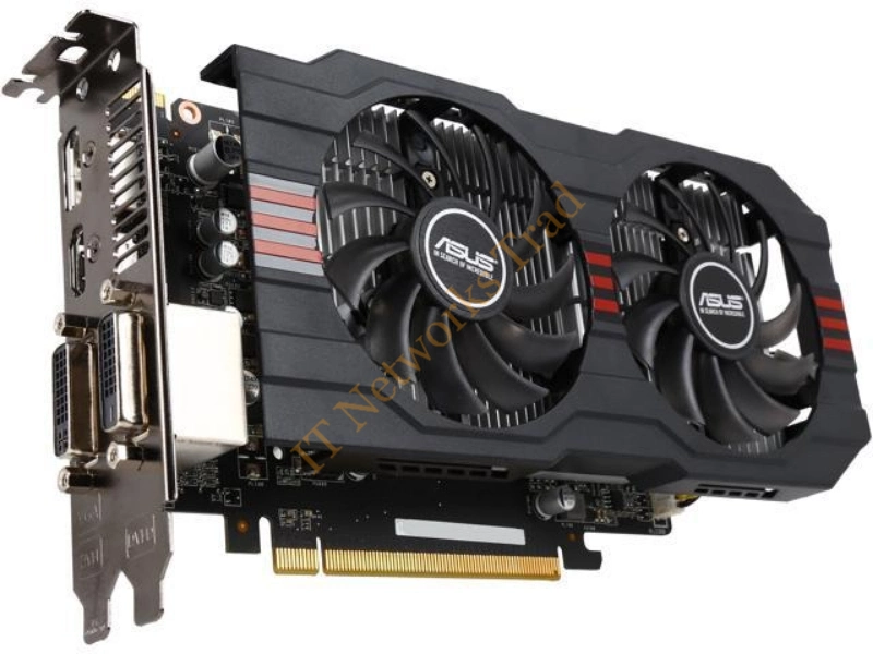 R7260X-OC-2GD5 ASUS AMD Radeon R7 260X 2GB GDDR5 128-Bit 2x DVI/HDMI/DisplayPort PCI Express 3.0 Video Graphics Card
