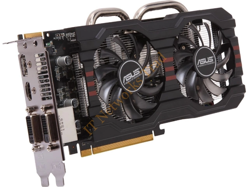 R7265-DC2-2GD5 ASUS Radeon R7 265 2GB 256-Bit GDDR5 PCI Express 3.0 DVI/ HDMI/ Display Port/ HDCP Support Video Graphics Card