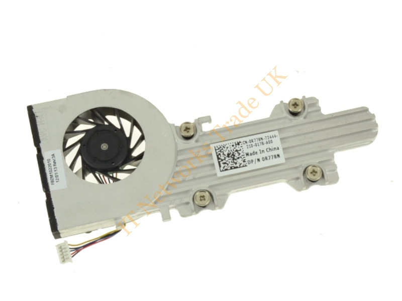 R778N Dell CPU Cooling Fan and Heatsink for Latitude 2100 Fans And Heatsink Combo
