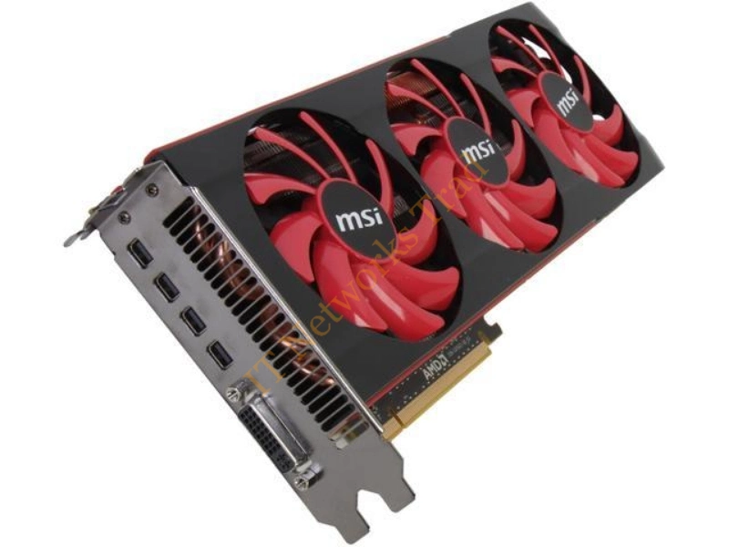 R7990-6GD5 MSI Radeon HD 7990 6GB 384-Bit X2 GDDR5 PCI Express 3 Video Graphics Card