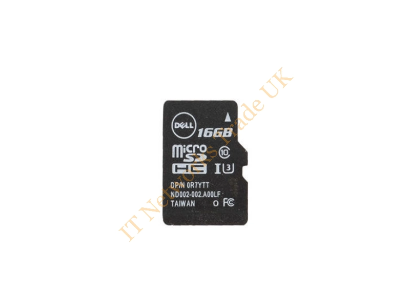 R7YTT Dell 16GB Secure Digital High Capacity Micro SDHC Card Flash Memory