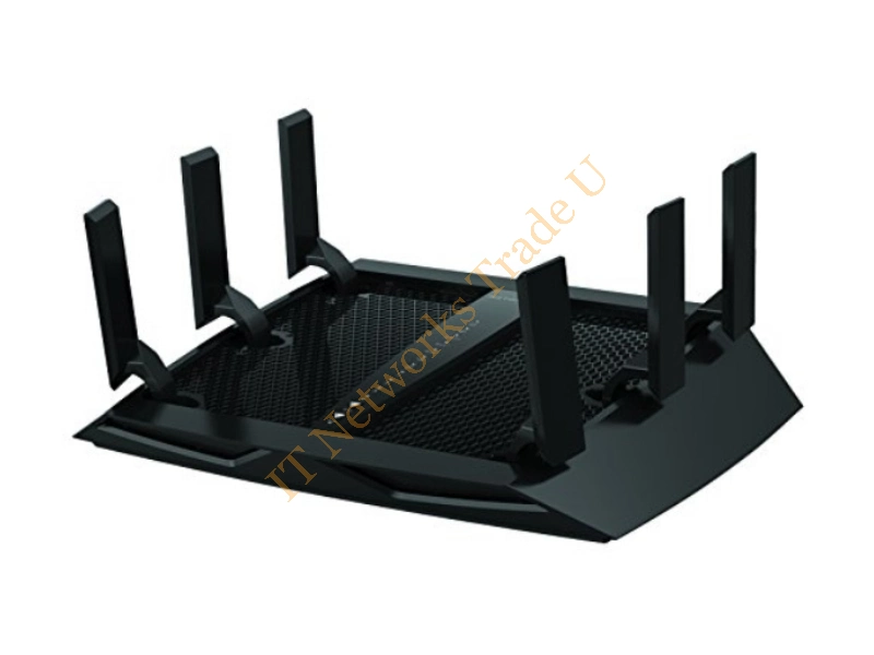R8000-100UKS - Netgear R8000 Gigabit Ethernet Black network wireless router