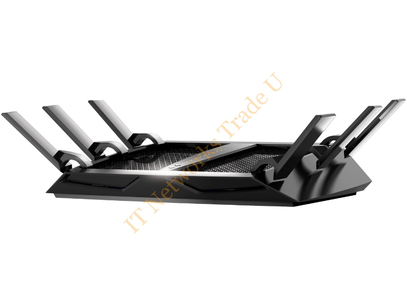 R8000P-100EUS - Netgear Nighthawk X6S Tri-band (2.4 GHz / 5 GHz / 5 GHz) Gigabit Ethernet Black network wireless router