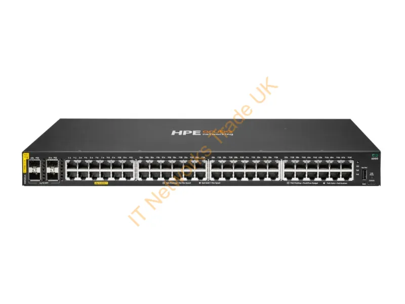 R8N85A - Hpe Aruba Networking Cx 6000 48G Class4 Poe 4Sfp 370W Switch