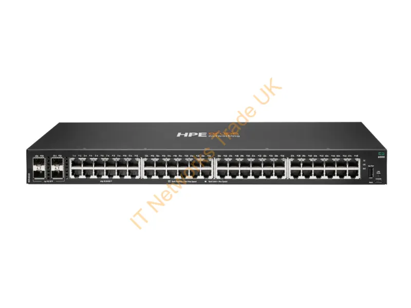 R8N86B#ABA - Hpe La Hpe Aruba Networking Cx 6000 48P 10M/100M/1G 4P Sfp 1G Switch En