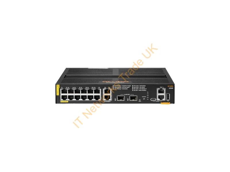 R8Q72A#B2E - Hpe Aruba Networking Cx 6200F 12G Class4 Poe 2G/2Sfp+ 139W Managed L3 Gigabit Ethernet (10/100/1000) Power Over Ethernet (Poe) 1U