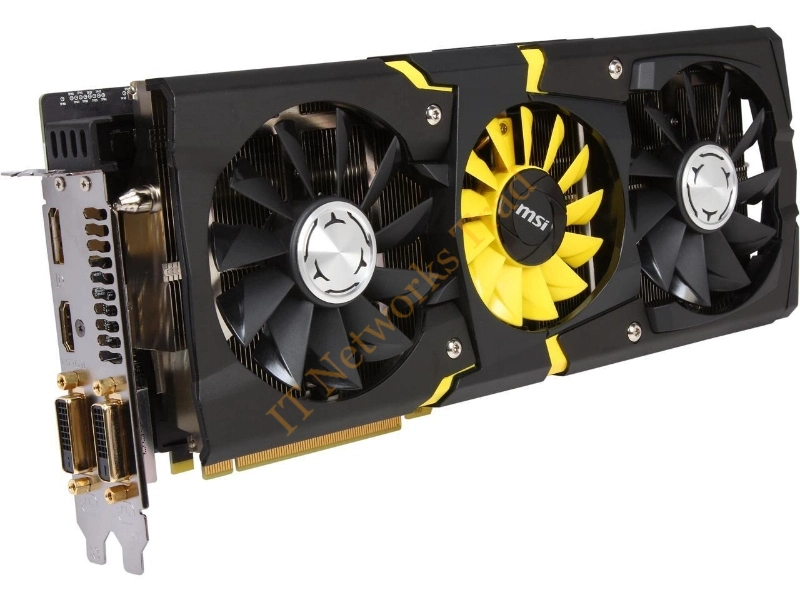 R9-290X-LIGHTNING MSI Radeon R9-290x Gaming 4GB VGA Video Graphics Card