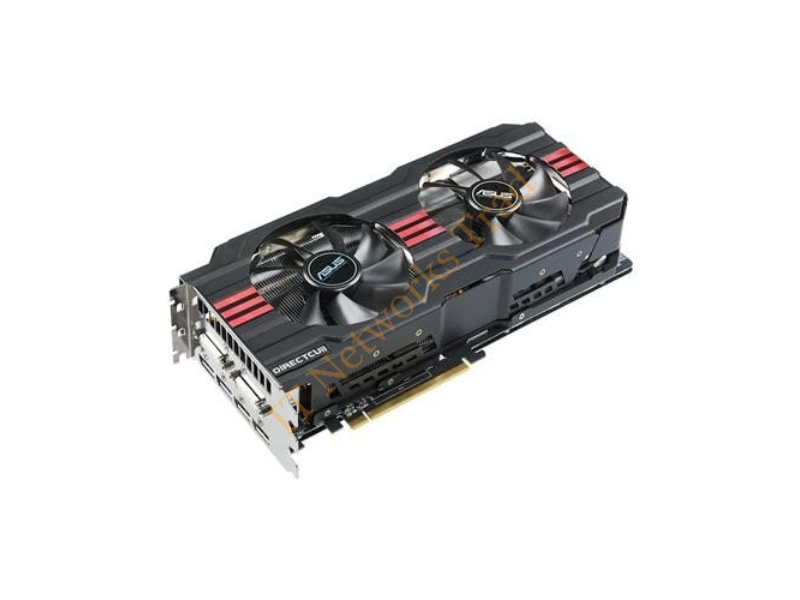 R9280X-DC2T-3GD5-V2 ASUS Radeon R9 280X 3GB GDDR5 2DVI/ 4x DisplayPort PCI Express Video Graphics Card
