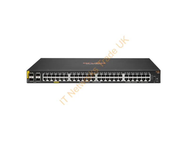 R9Y03A#ABA - Hpe Aruba Networking Cx 6000 48G Class4 Poe 4Sfp 740W Managed L3 Gigabit Ethernet (10/100/1000) Power Over Ethernet (Poe) 1U