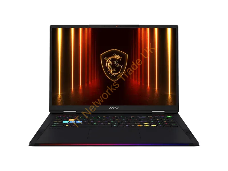 RAIDER18HXA2069 - Msi Raider 18 Hx Ai A2Xwjg-069Us Intel Core Ultra 9 285Hx Laptop 18" Uhd+ 64 Gb Ddr5-Sdram 2 Tb Ssd Nvidia Geforce Rtx 5090 Wi-Fi 7 (802.11Be) Windows 11 Pro Black