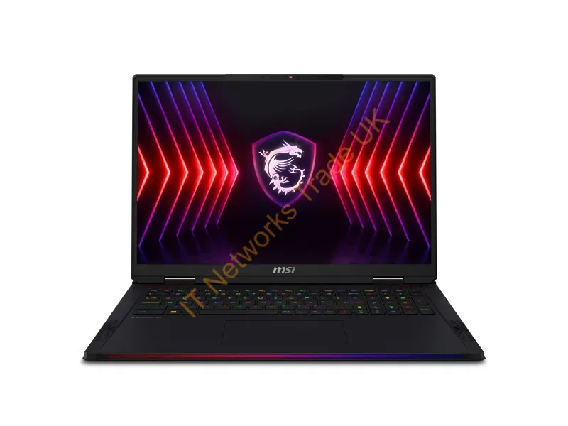 RAIDERA18HXA7023 - Msi Raider A18 Hx A7Vhg-023Us Amd Ryzen 9 7945Hx3D Laptop 18" Quad Hd+ 32 Gb Ddr5-Sdram 1 Tb Ssd Nvidia Geforce Rtx 4080 Wi-Fi 7 (802.11Be) Windows 11 Home Black