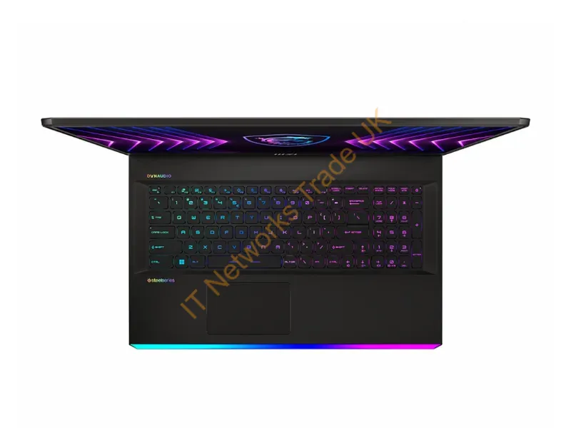 RAIDERGE7712003 - Msi Gaming Ge77Hx 12Uhs-003 Raider Intel Core I7 I7-12800Hx Laptop 17.3" Quad Hd 32 Gb Ddr5-Sdram 1 Tb Ssd Nvidia Geforce Rtx 3080 Ti Wi-Fi 6E (802.11Ax) Windows 11 Pro Black