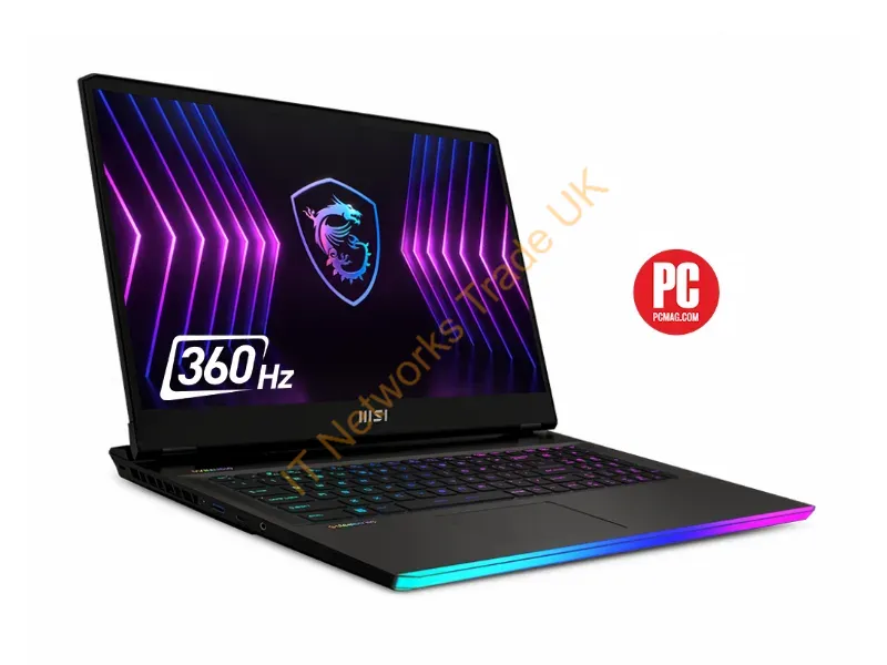RAIDERGE7712083 - Msi Raider Ge77Hx 12Uhs-083 Intel Core I7 I7-12800Hx Laptop 17.3" Full Hd 16 Gb Ddr5-Sdram 1 Tb Ssd Nvidia Geforce Rtx 3080 Ti Wi-Fi 6E (802.11Ax) Windows 11 Home Gray
