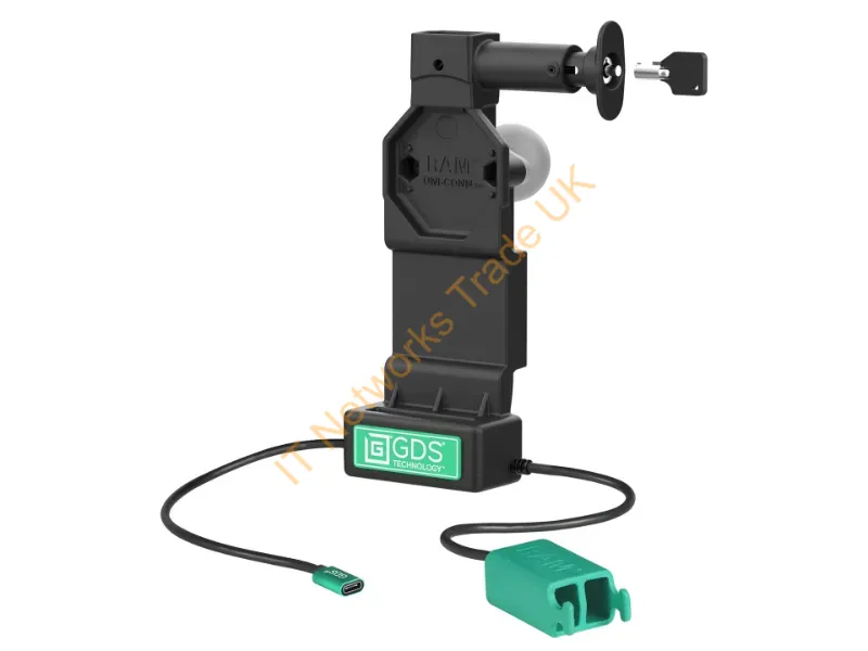 RAM-GDS-DOCKL-U4CD2U - Ram Mounts Ram-Gds-Dockl-U4Cd2U Mobile Device Dock Station Smartphone Black