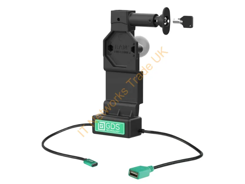 RAM-GDS-DOCKL-U4CDU - Ram Mounts Ram-Gds-Dockl-U4Cdu Mobile Device Dock Station Smartphone Black