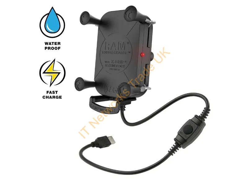 RAM-HOL-UN12WB-1 - Ram Mounts Ram-Hol-Un12Wb-1 Holder Active Holder Mobile Phone/Smartphone Black