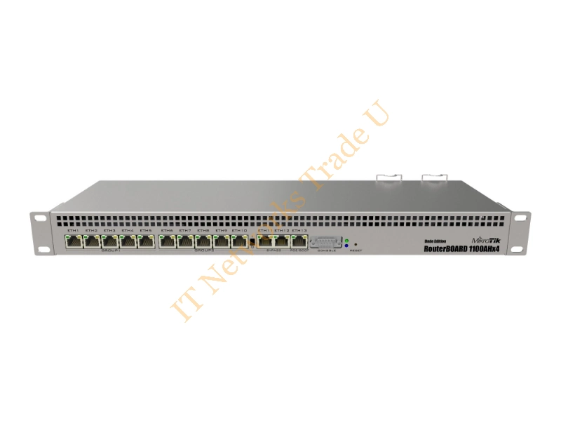 RB1100AHX4-DUDEEDITION - Mikrotik 1100Dx4 DudeEdition Ethernet LAN Aluminium wired router