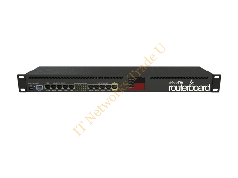 RB2011UIAS-RM - Mikrotik RB2011UIAS-RM Ethernet LAN Black wired router