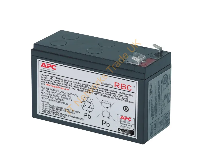 RBC17 APC 12V 108Ah Lead Acid Hot-Swappable Battery Cartridge for UPS System UPS Battery