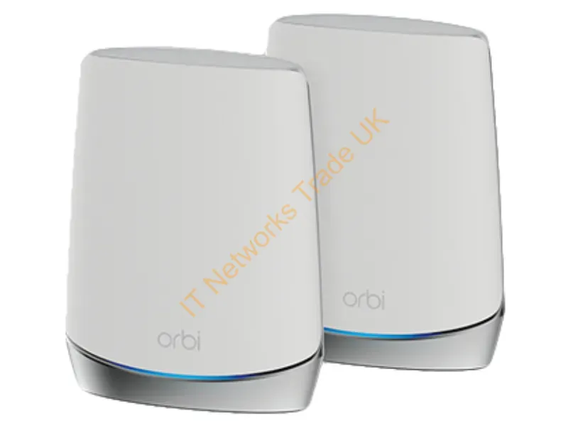 RBK752-100NAS - Netgear Orbi Rbk752 Tri-Band (2.4 Ghz / 5 Ghz / 5 Ghz) Wi-Fi 6 (802.11Ax) White 5 Internal