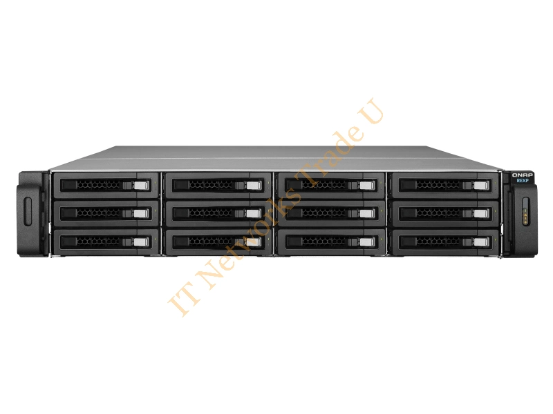 REXP-1210U-RP - QNAP REXP-1210U-RP Rack (2U) Black disk array Storage Array Network (SAN)